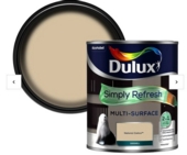 DULUX SIMPLY REFRESH M/S EGGSHELL NATURAL CALICO 750ML